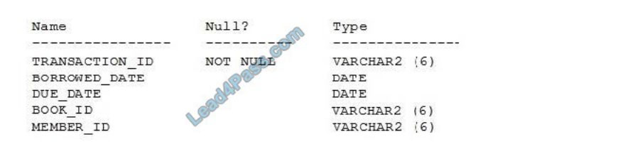 [2021.1] leads4pass 1z0-071 exam questions q13