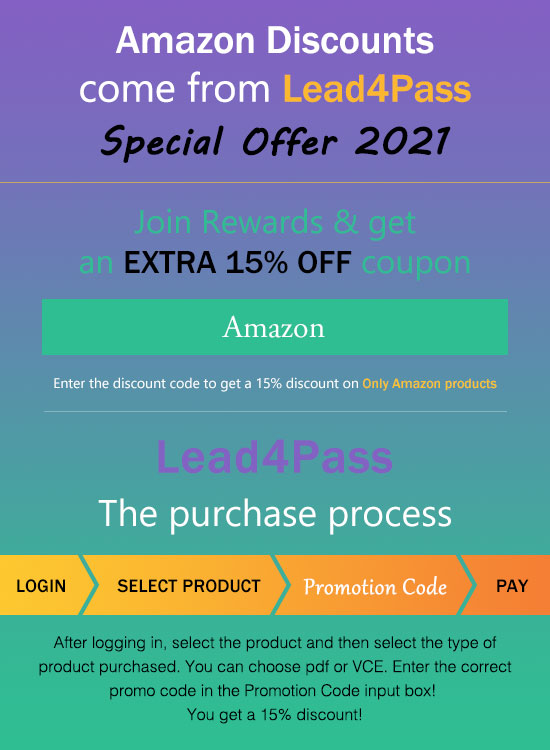 lead4pass 15% off coupon code