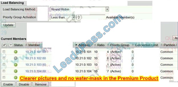 F5-CA F5 201 dumps exam questions 9